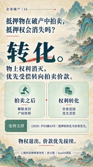 抵押物拍卖普法海报